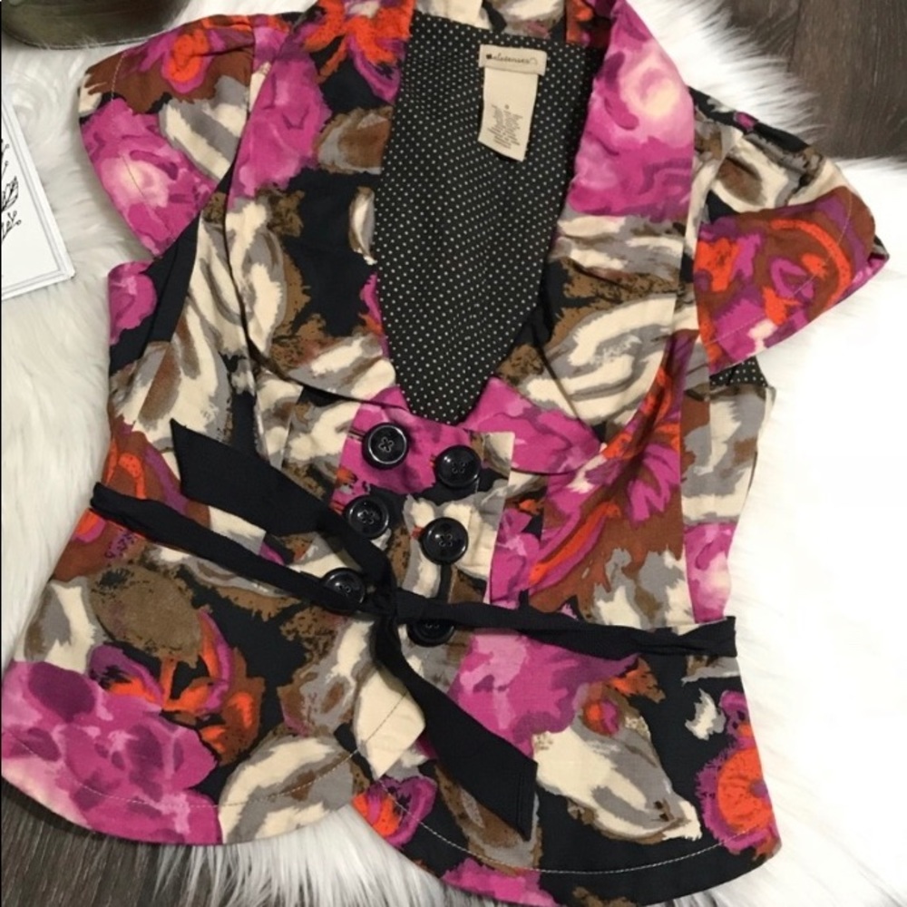 EUC Anthropology Elevenses short sleeve jacket